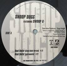 WESTSIDE / US PROMO ONLY / SNOOP DOGG / HEAD DOCTOR FEAT SWOOP G / DEATHROW SUGE KNIGHT KURT KOBANE / 2000 HIPHOP_画像1