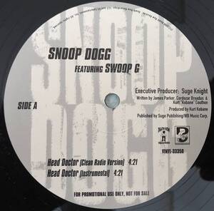 WESTSIDE / US PROMO ONLY / SNOOP DOGG / HEAD DOCTOR FEAT SWOOP G / DEATHROW SUGE KNIGHT KURT KOBANE / 2000 HIPHOP