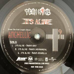 US PROMO ONLY / TECH N9NE / IT'S ALIVE / TECH NINE / 2001 HIPHOP