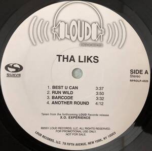 レアなUS PROMO / THA LIKS / PROMO EP / BEST U CAN / RUN WILD / BARCODE / ANOTHER ROUND / 2001 HIPHOP CLUB HIT