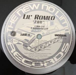 US PROMO ONLY / PARTY TUNE / LIL' ROMEO - 2WAY / ROB BASE & DJ EZ ROCK - IT TAKES TWO COVER!!! / 2002 MASTER P'S SON