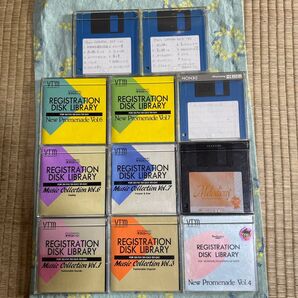 フロッピーディスク 11枚 ビクターテクニクスミュージック株式会社データ