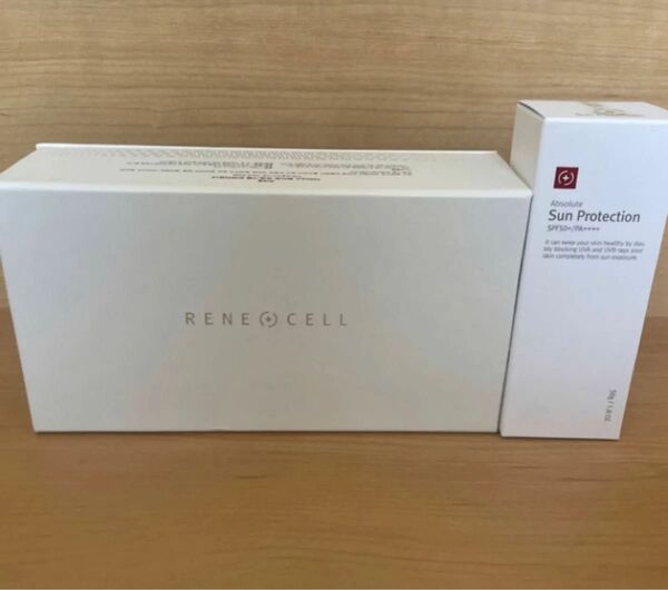 Renecell ルネセル化粧品ギミナス20g*2(美白) と日焼け止め クリムSPF50+/PA+++ 50ml