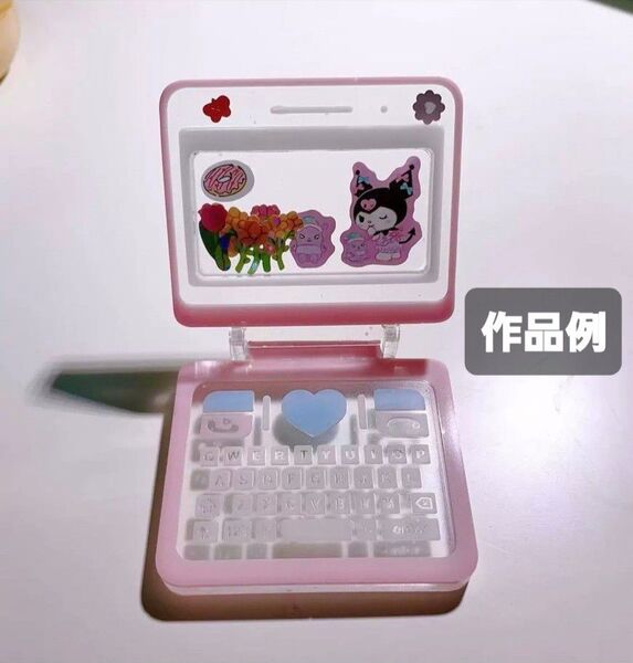 パソコン2 シリコンモールド シェイカーモールド レジン デコパーツ
