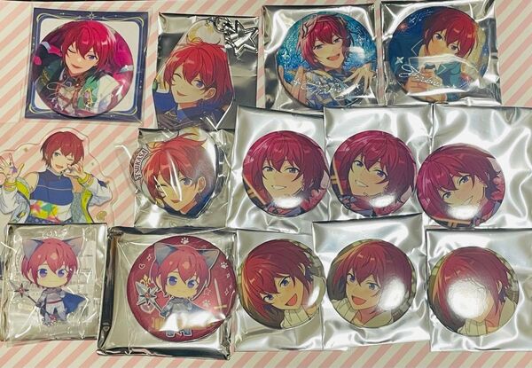 あんスタ 朱桜司 中国グッズ中心 缶バッジ アクスタ アクキー TRIP 星光 星伴 限定スカウト 童趣 2025 Feb