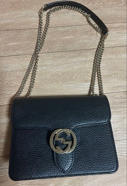 GUCCI グッチ ショルダーバック ハンドバッグ 2Way レザー