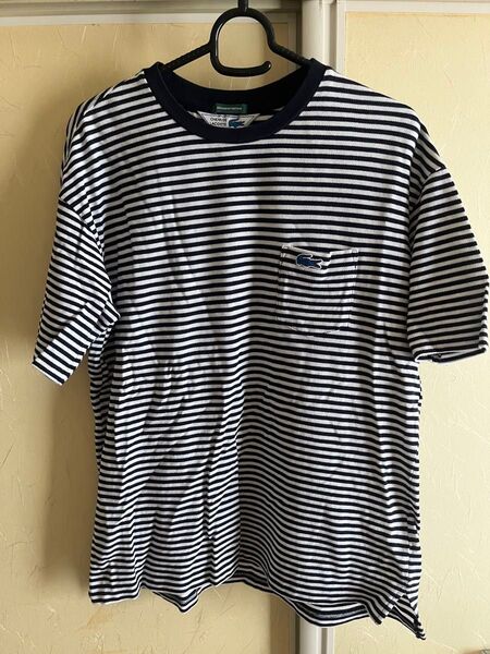 ラコステ Tシャツ 半袖 ボーダー ポケT
