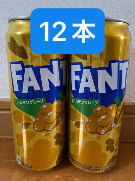 ファンタ ゴールデングレープ 500ml × 12本