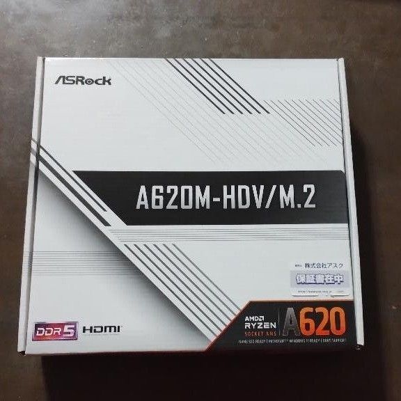 【新品未使用】ASRock A620M-HDV/M.2 マザーボード