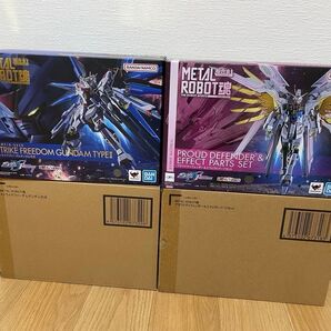 metal robot魂 ストライクフリーダムガンダム弐式 +プラウドディフェンダー&エフェクトパーツセット