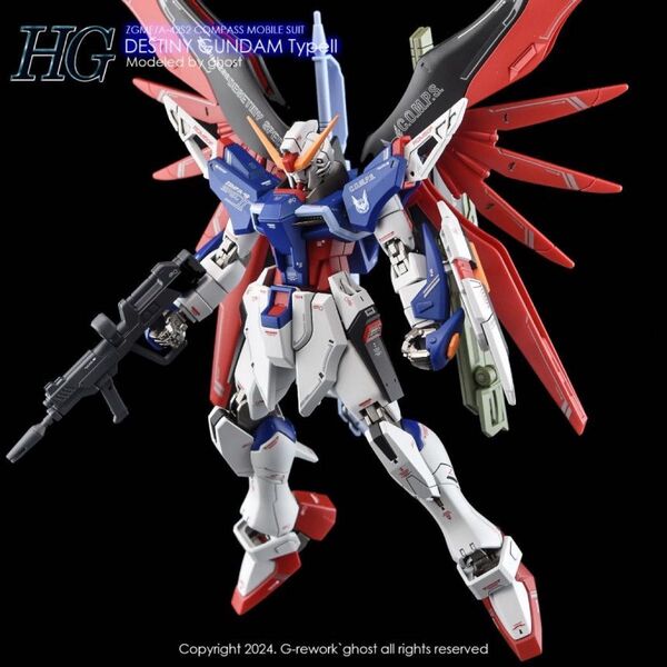 HG デスティニーガンダムSpecII用水転写式デカール 他社製 ガンダム ガンプラ プラモデル