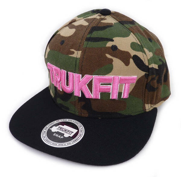 TRUKFIT トラックフィット ブランドロゴ スナップバックキャップ フリーサイズ （カモフラ）[並行輸入品]