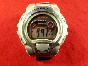 BR62T)* work properly wristwatch free shipping ( outside fixed form )*CYBEAT rhinoceros beet * digital Chrono large screen 