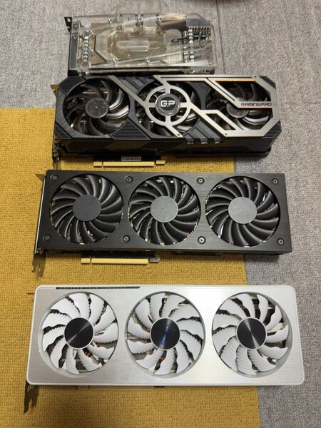 ジャンク品 RTX3090 x2枚 24GB RTX3080ti 12GB RTX3070 8GB グラフィックボード