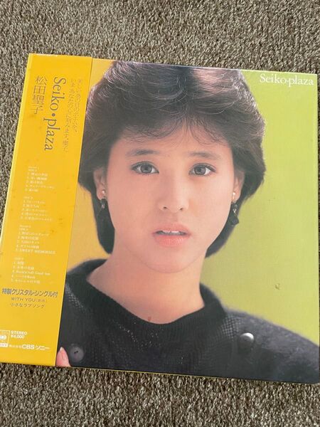 松田聖子 2LP 帯付 plaza Seiko