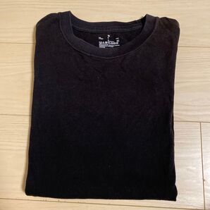 無印良品 無地Tシャツ 黒 M