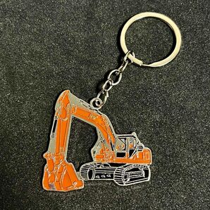 KR068 キーホルダー ショベルカー ユンボ バケット 重機 ミニチュア 新品