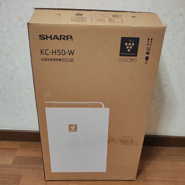 プラズマクラスター7000 加湿空気清浄機 KC-H50-W ホワイト