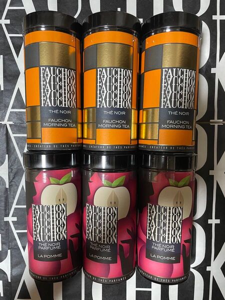 FAUCHON 紅茶 アップル モーニング 6缶セット FAUCHON フォション ラスト