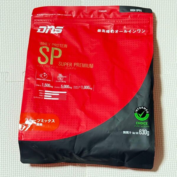 DNS ホエイプロテイン SP (スーパープレミアム) フルーツミックス風味 630g