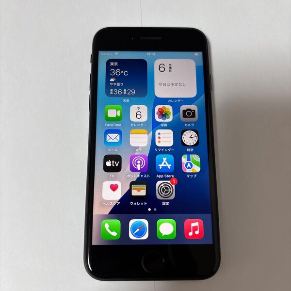 中古美品 simフリー バッテリー新品交換 iPhone SE 2世代 64gb AU ブラック