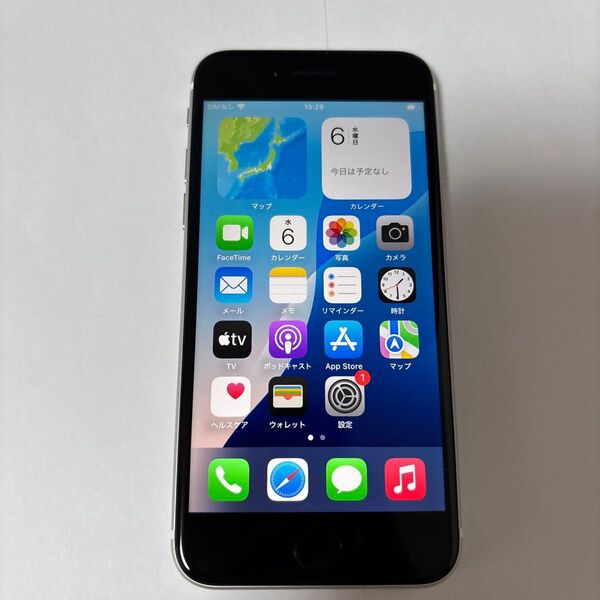 中古 simフリー バッテリー100% iPhone SE 2世代 64gb ホワイト docomo