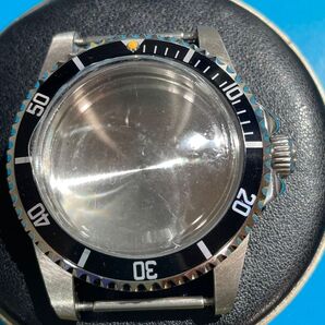 カスタムパーツ 39.5mmドーム型レンズ アンティーク仕様 腕時計 カスタムアンティーク仕様NH35A自動巻き用