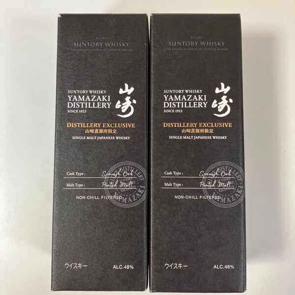 【新品未開封】サントリー 山崎 ウイスキー スパニッシュオーク 180ml × 2本