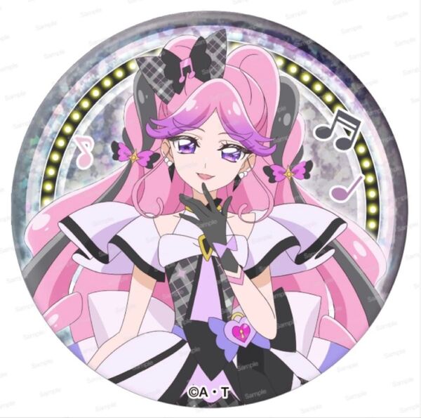 キミとアイドルプリキュア ホログラム缶バッジ キュアキッス 新品未使用 ブルジュラ