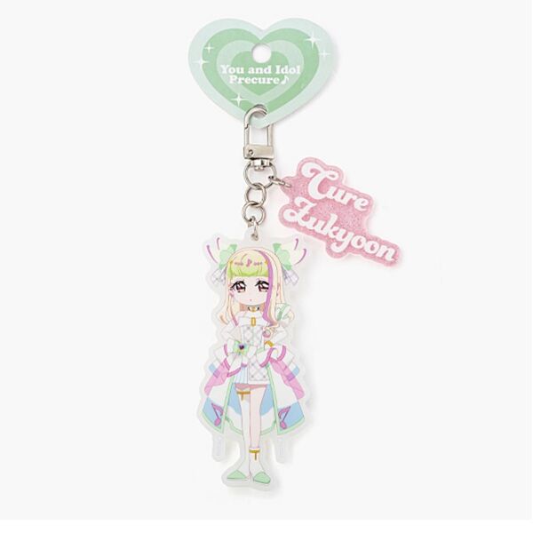 キミとアイドルプリキュア ツインアクリル キーホルダー キュアズキューン 新品未使用