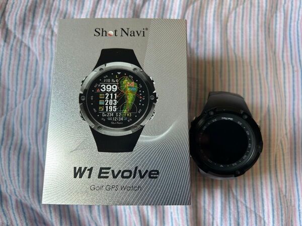 Shot Navi W1 Evolve ゴルフGPSウォッチ ブラック