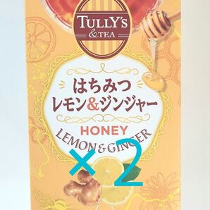 TULLY'S タリーズ はちみつレモン&ジンジャー ティーバッグ 20袋 2箱
