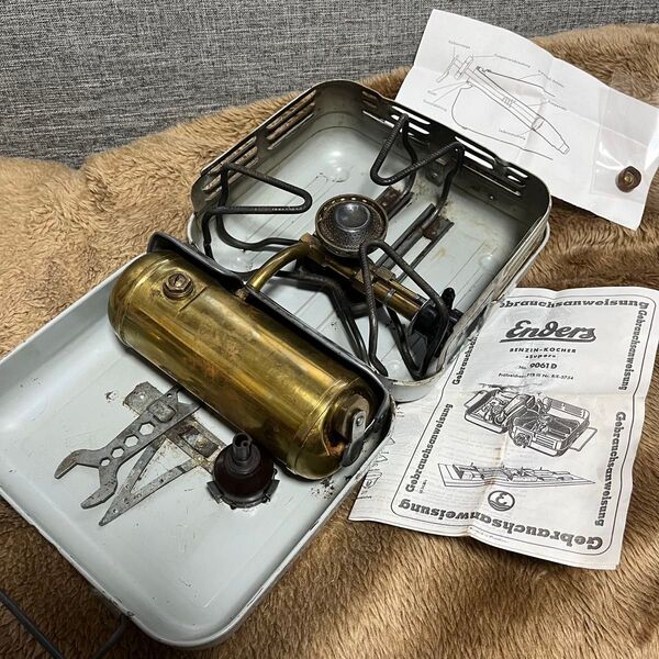 エンダース ENDERS 9061D ビンテージ ストーブ 箱ストーブ シングルバーナー 軍用 ドイツ / オプティマス