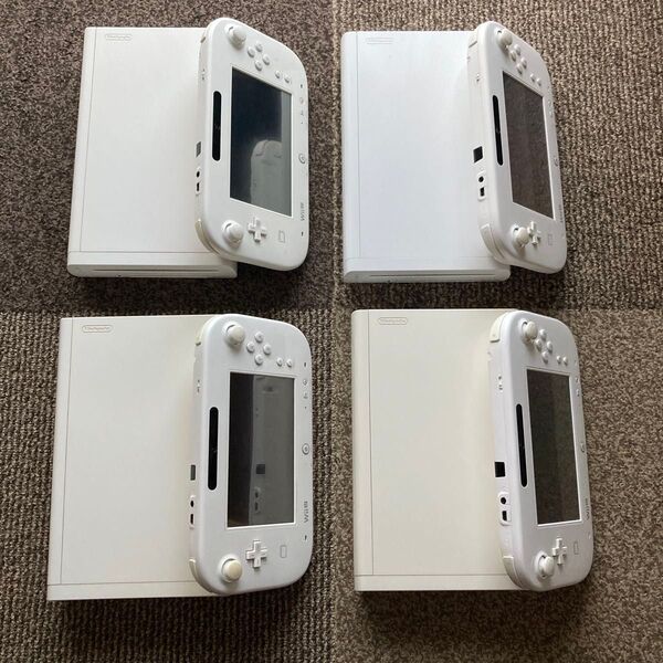 Wii U 本体・パッド・バッテリー含む 4組セット ホワイト 任天堂