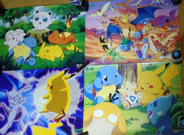 期間限定価格!【レア】ポケモンポスター4枚セットE
