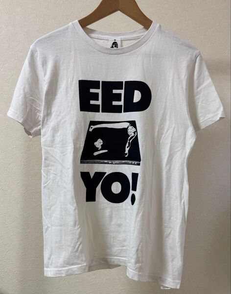 TACOMA FUJI RECORDS タコマフジ レコード EED YO! 五木田智央 半袖Tシャツ ホワイト 半袖 S