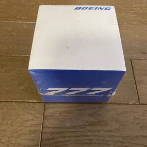 BOEING(ボーイング)777 メモパッド 1996-97年頃エバレット工場見学ツアーで購入 約8.6×8.6×8.6cm未開封