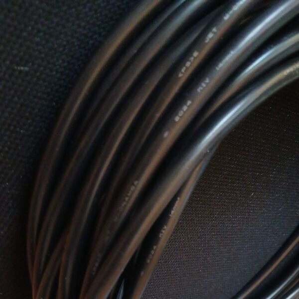 KIV 14SQ 6AWG 黒色 12.0mのカット出品