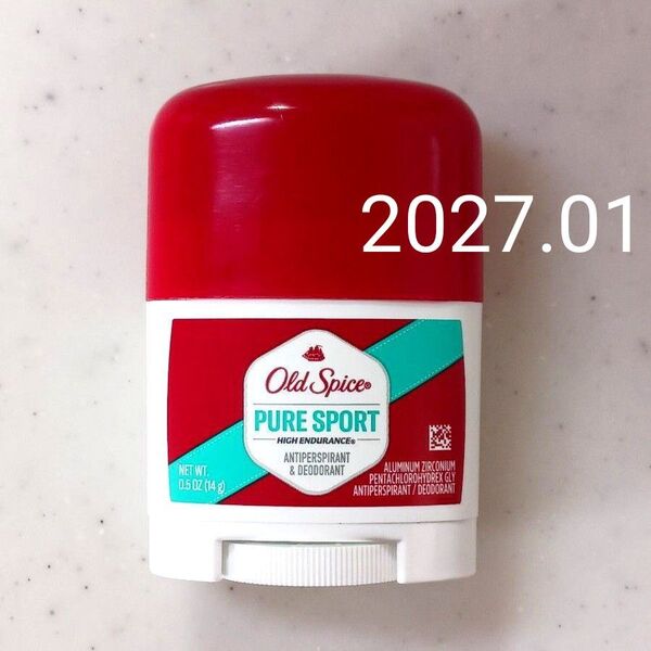 オールドスパイス デオドラント ピュアスポーツ 14g 制汗剤 old spice 白 ホワイトスティック★期限2027.01★