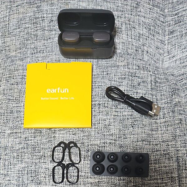 【ジャンク】EarFun Free Pro 3 ワイヤレスイヤホン ブラック