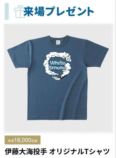 日本ハム エスコンフィールド観戦記念Tシャツ 未使用 北海道日本ハムファイターズ 伊藤大海