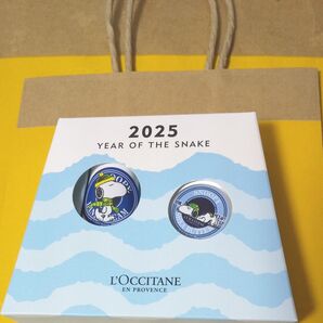 ロクシタン スヌーピー 2025 シア ベストセラーキット ハンドクリーム シアバター 保湿バーム ショッパー