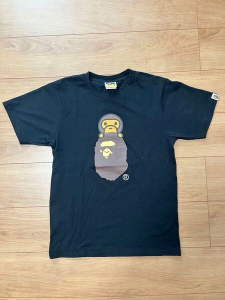 【中古品】A BATHING APE Tシャツ 黒 Sサイズ