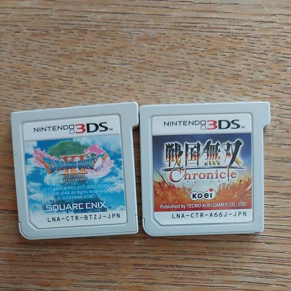 ドラゴンクエスト11 過ぎ去りし時を求めて、戦国無双クロニクル 3DS