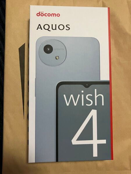 AQUOS wish4 SH-52E 6.6インチ メモリー4GB ストレージ64GB ブルー ドコモ