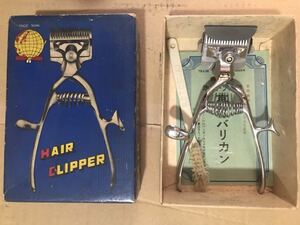  former times nostalgia retro barber's clippers box attaching 