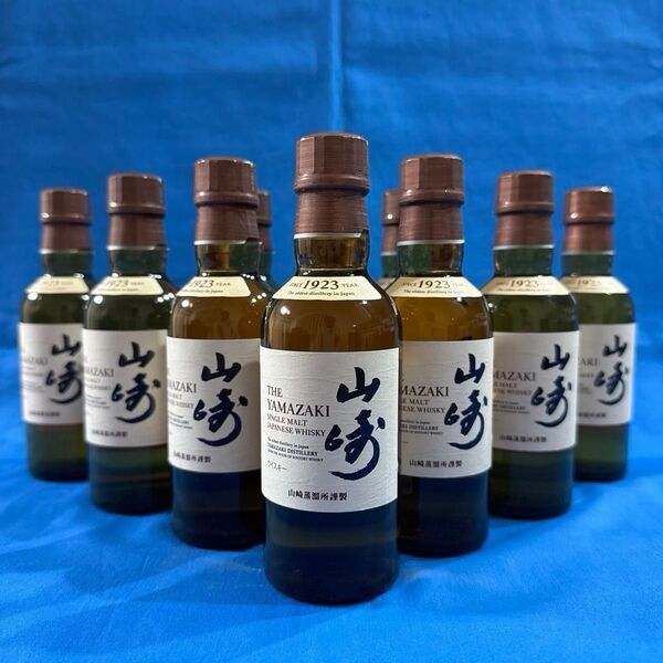 サントリー シングルモルトウイスキー 山崎 NV 180ml 10本セット カートン無し