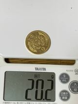 Ω大日本 明治13年銘 旧20円 検）古銭硬貨貨幣金貨系 記念 メダル 希少骨董 アジア 旧二十円 旧二十圓 レプリカ復刻 コイン の33_画像7