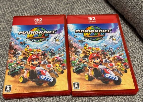 Nintendo Switch2ソフト マリオカート ワールド 2本
