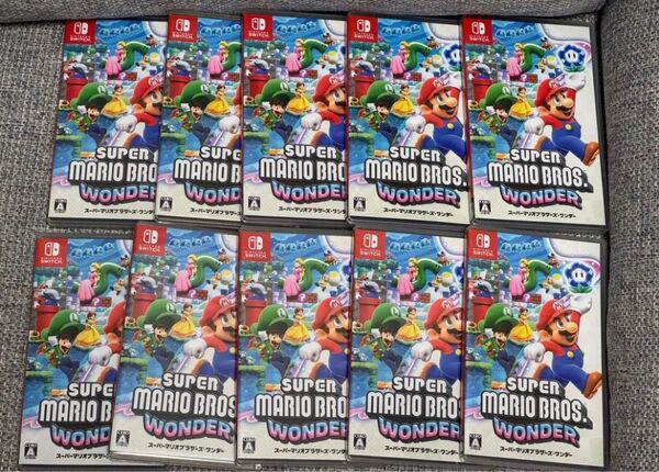Nintendo Switch スーパーマリオブラザーズ ワンダー 10本